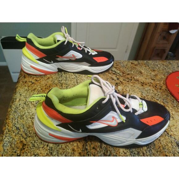 Nike M2K Tekno Running Training  Size 12 Black Neon White C12969-003 - Picture 5 of 12